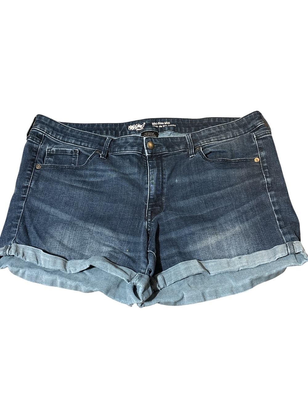 Mossimo Midi-Rise Denim Shorts - Picture 2 of 5
